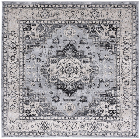 Safavieh Brentwood Bnt851H Grey/Black Rug.