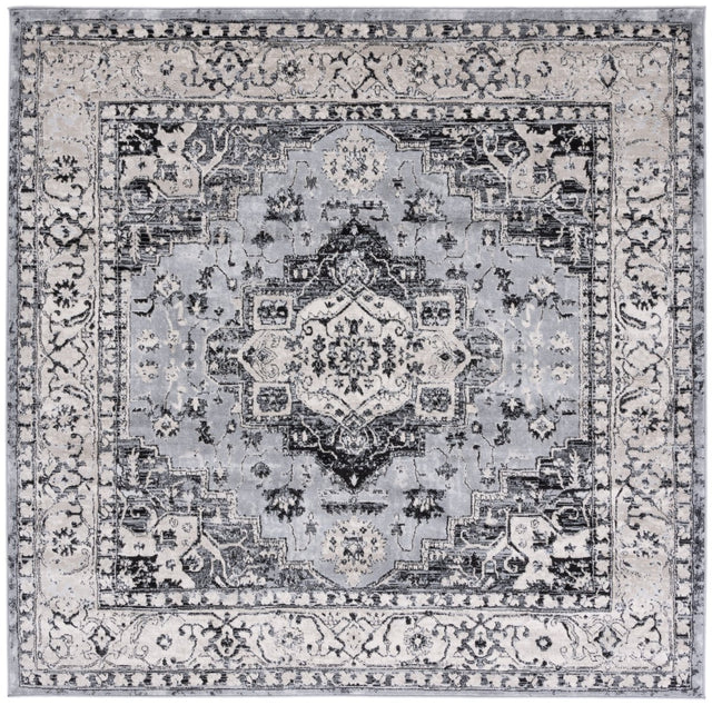 Safavieh Brentwood Bnt851H Grey/Black Rug.