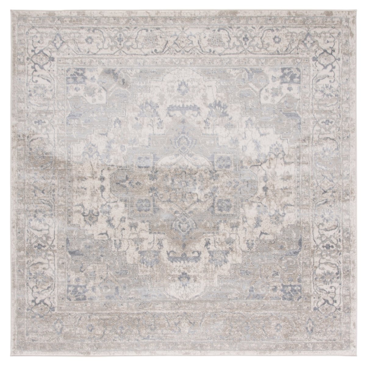 Safavieh Brentwood Bnt851J Ivory/Grey Rug.