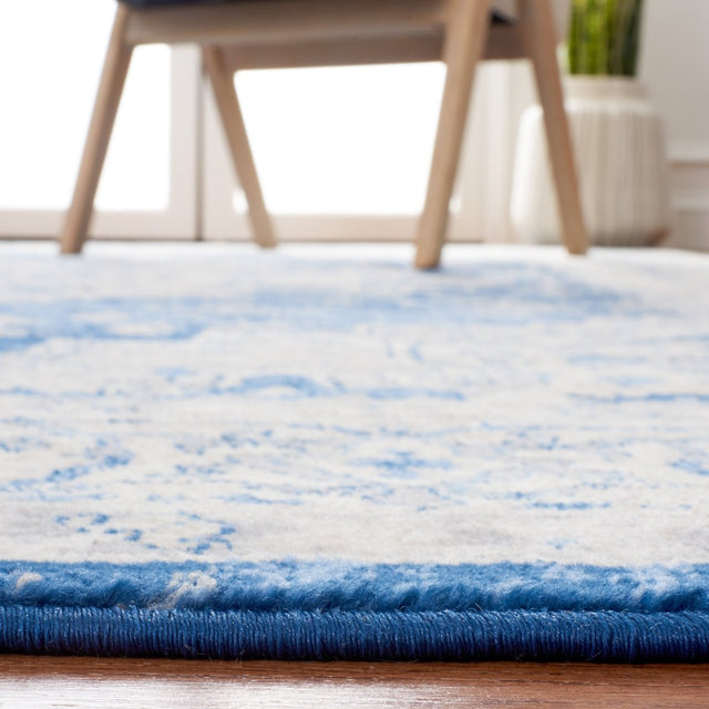 Safavieh Brentwood Bnt851N Navy/Grey Rug.