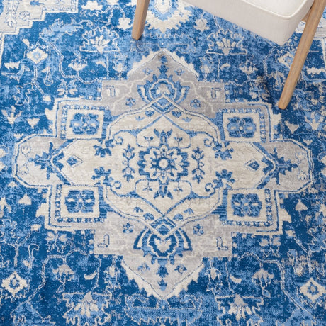 Safavieh Brentwood Bnt851N Navy/Grey Rug.