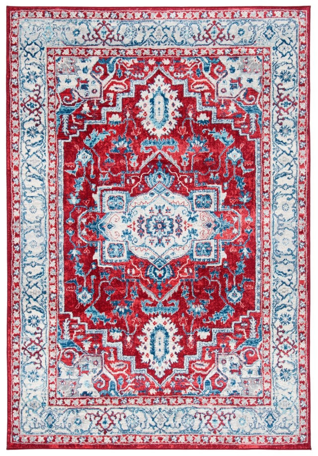 Safavieh Brentwood Bnt851Q Red/Beige Rug.