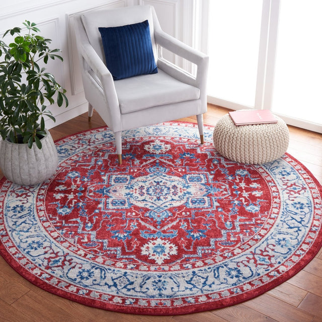 Safavieh Brentwood Bnt851Q Red/Beige Rug.