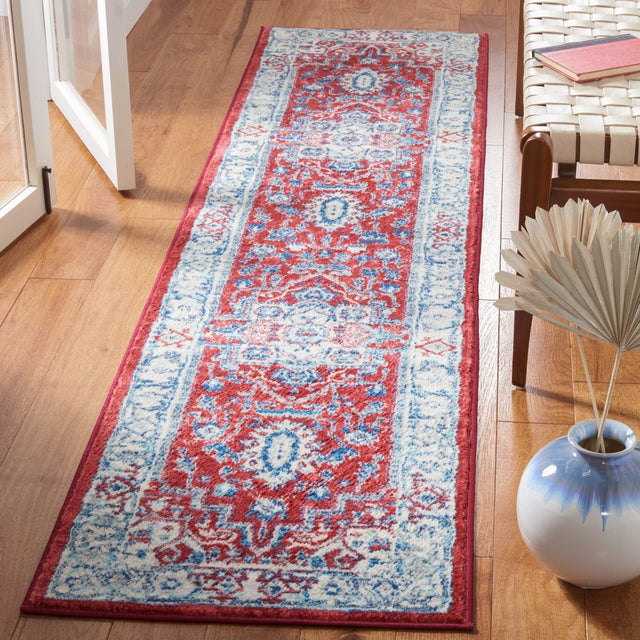 Safavieh Brentwood Bnt851Q Red/Beige Rug.
