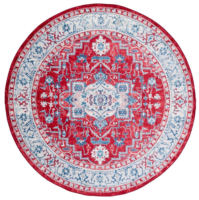 Safavieh Brentwood Bnt851Q Red/Beige Rug.