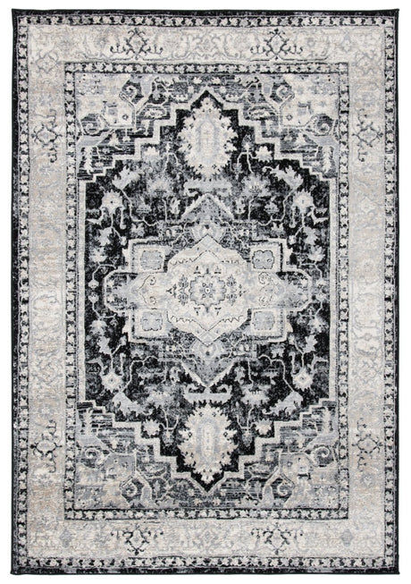 Safavieh Brentwood Bnt851Z Black/Grey Rug.