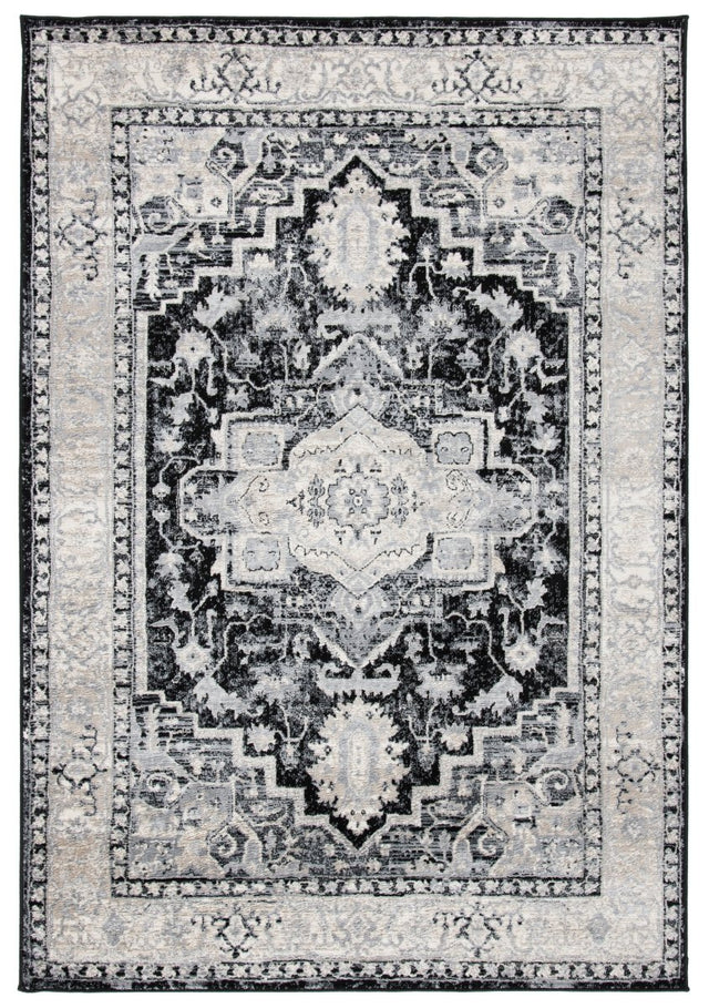 Safavieh Brentwood Bnt851Z Black/Grey Rug.