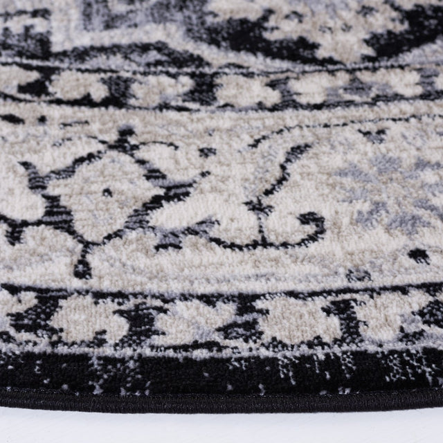 Safavieh Brentwood Bnt851Z Black/Grey Rug.