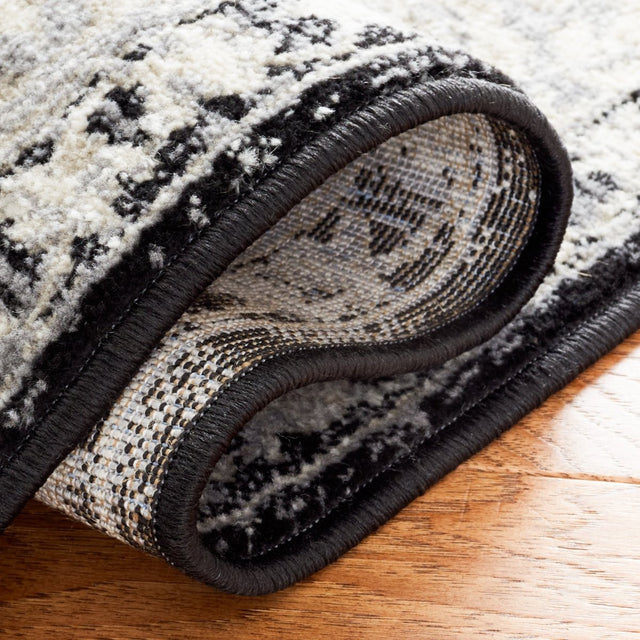 Safavieh Brentwood Bnt851Z Black/Grey Rug.