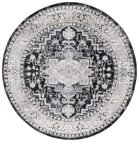 Safavieh Brentwood Bnt851Z Black/Grey Rug.