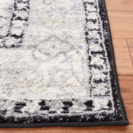 Safavieh Brentwood Bnt851Z Black/Grey Rug.