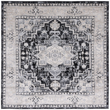 Safavieh Brentwood Bnt851Z Black/Grey Rug.