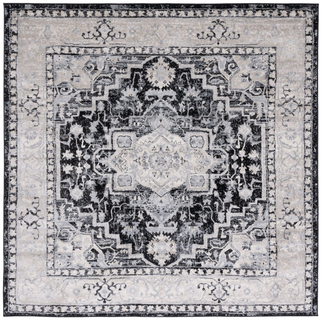 Safavieh Brentwood Bnt851Z Black/Grey Rug.