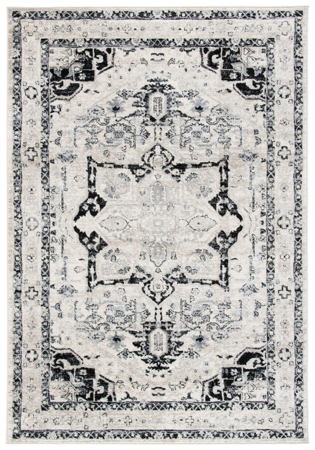 Safavieh Brentwood Bnt852A Ivory/Black Rug.