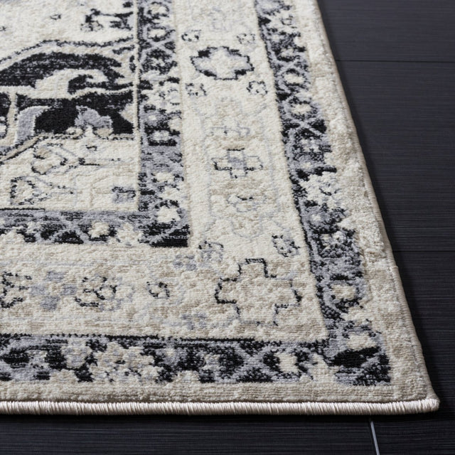 Safavieh Brentwood Bnt852A Ivory/Black Rug.