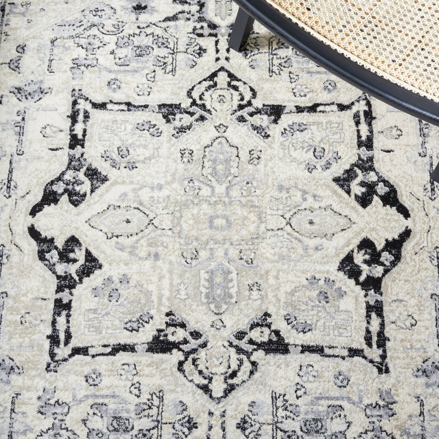 Safavieh Brentwood Bnt852A Ivory/Black Rug.