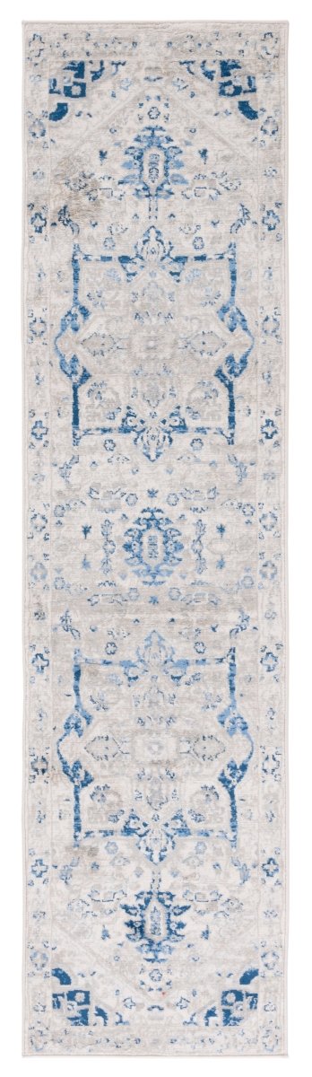 Safavieh Brentwood Bnt852C Beige/Blue Rug.