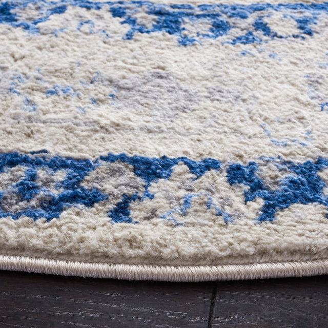 Safavieh Brentwood Bnt852C Beige/Blue Rug.