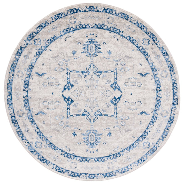 Safavieh Brentwood Bnt852C Beige/Blue Rug.