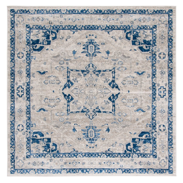 Safavieh Brentwood Bnt852C Beige/Blue Rug.