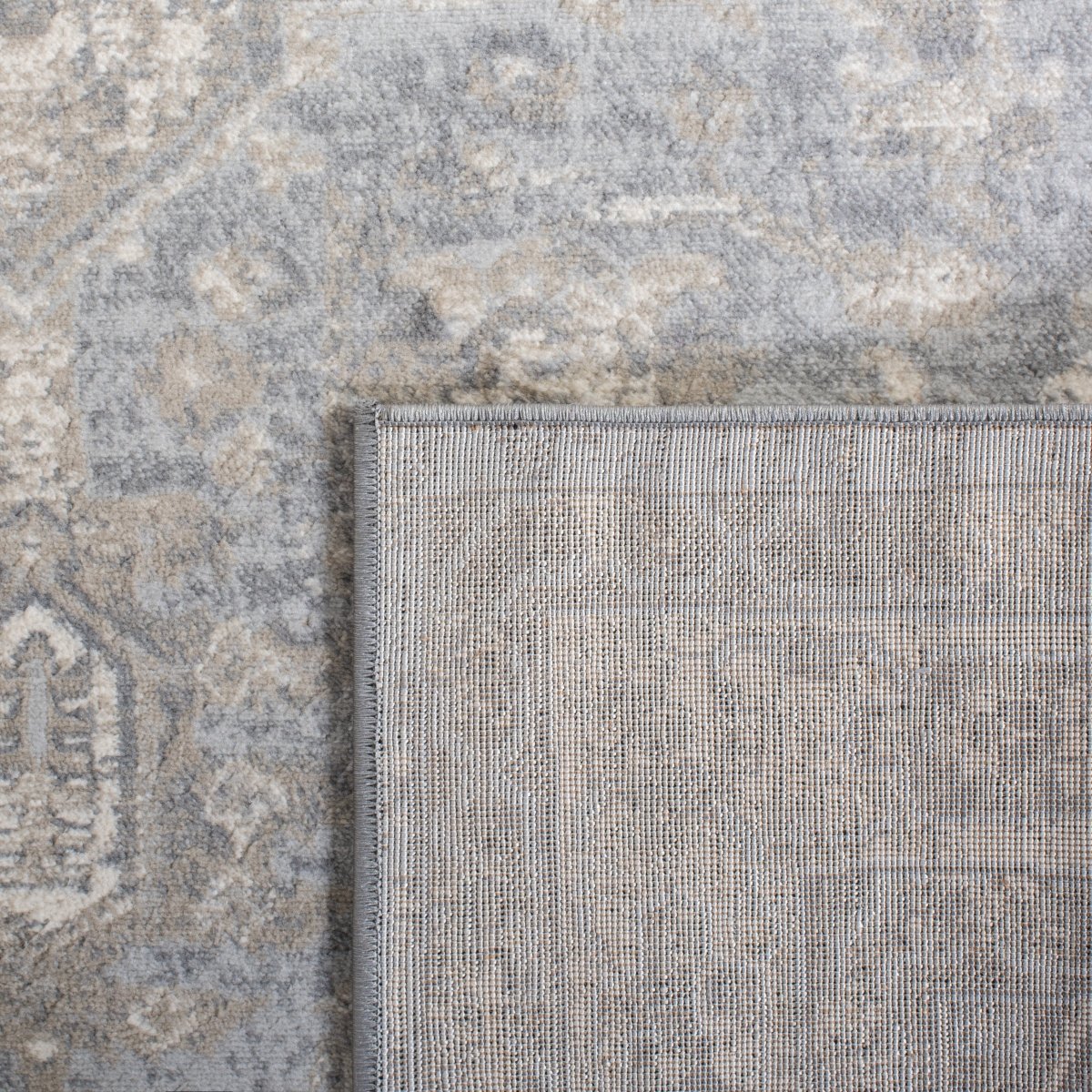 Safavieh Brentwood Bnt852F Grey/Beige Rug.