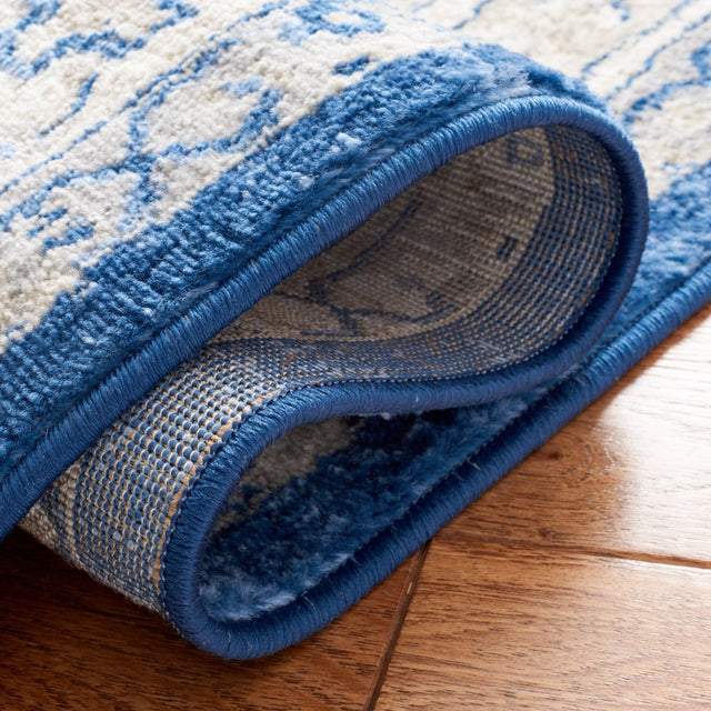 Safavieh Brentwood Bnt852N Navy/Grey Rug.