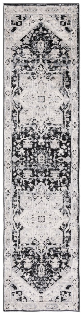Safavieh Brentwood Bnt852Z Black/Ivory Rug.