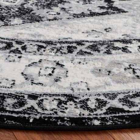 Safavieh Brentwood Bnt852Z Black/Ivory Rug.