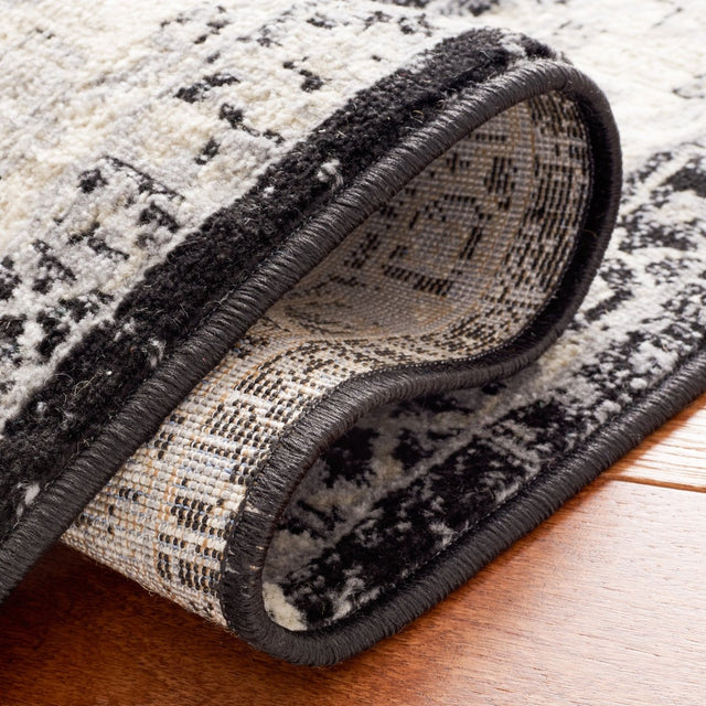 Safavieh Brentwood Bnt852Z Black/Ivory Rug.