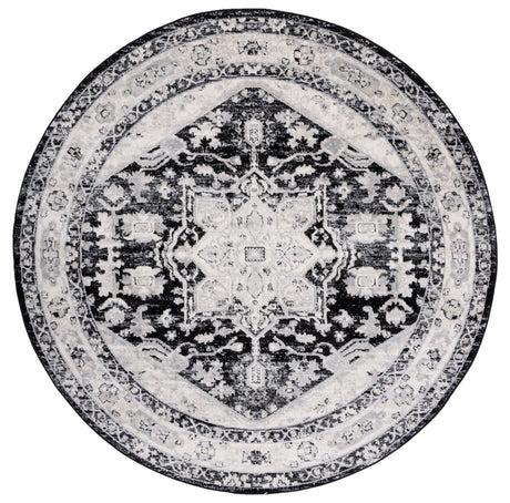 Safavieh Brentwood Bnt852Z Black/Ivory Rug.