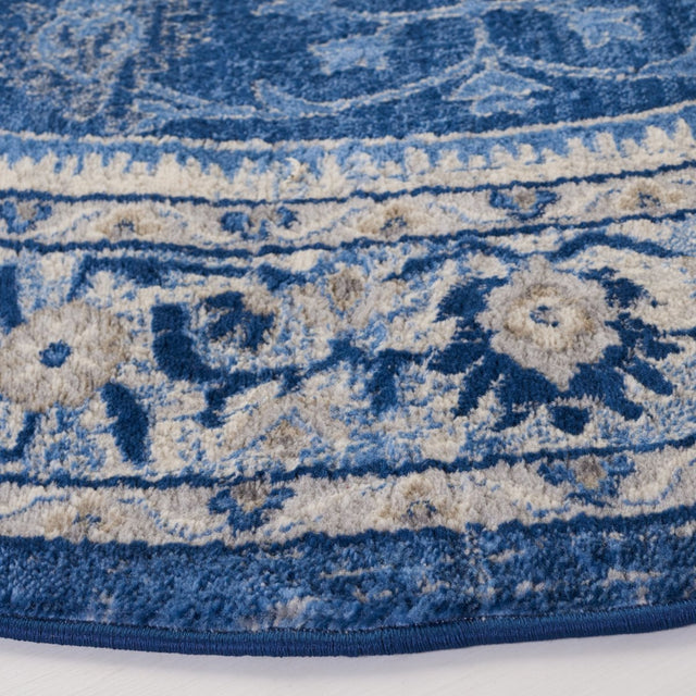 Safavieh Brentwood Bnt853A Ivory/Navy Rug.