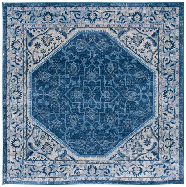 Safavieh Brentwood Bnt853A Ivory/Navy Rug.
