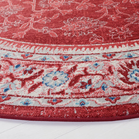 Safavieh Brentwood Bnt853N Blue/Red Rug.