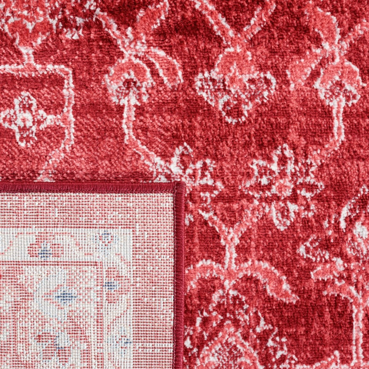 Safavieh Brentwood Bnt853N Blue/Red Rug.