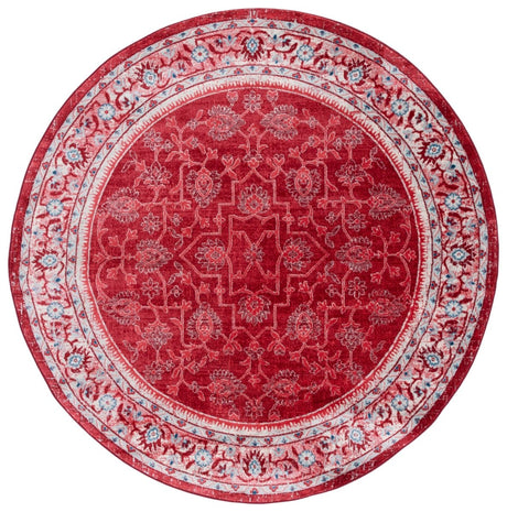 Safavieh Brentwood Bnt853N Blue/Red Rug.