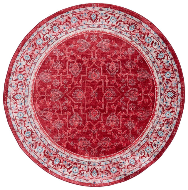 Safavieh Brentwood Bnt853N Blue/Red Rug.