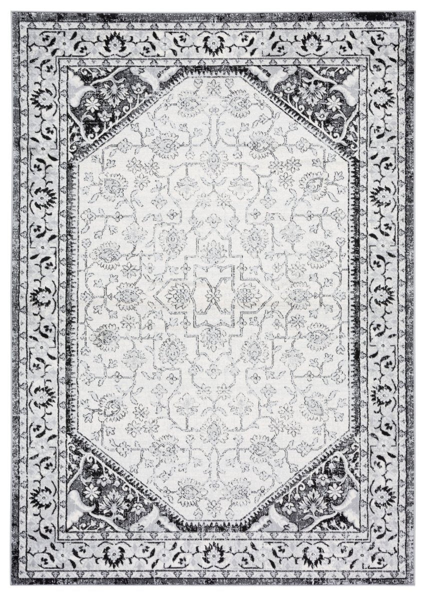 Safavieh Brentwood Bnt853Z Black/Ivory Rug.
