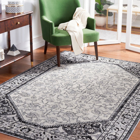 Safavieh Brentwood Bnt853Z Black/Ivory Rug.