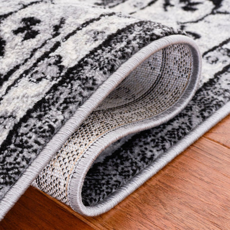 Safavieh Brentwood Bnt853Z Black/Ivory Rug.