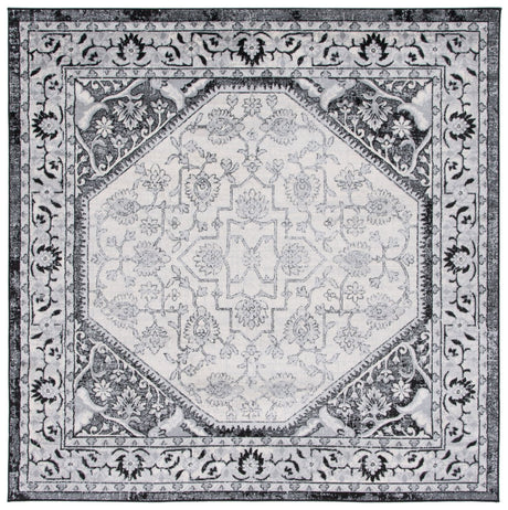 Safavieh Brentwood Bnt853Z Black/Ivory Rug.