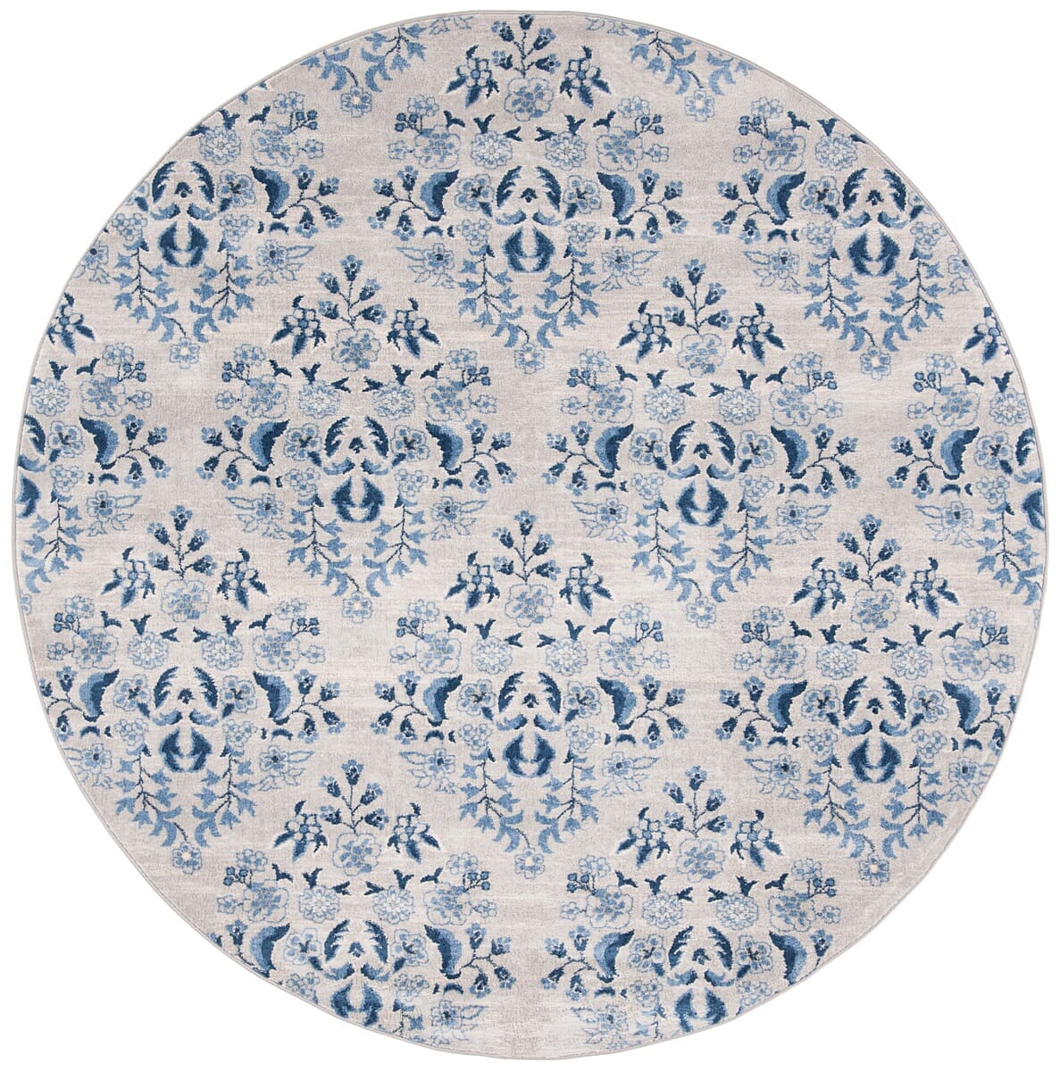 Safavieh Brentwood Bnt856D Cream/Blue Rug.