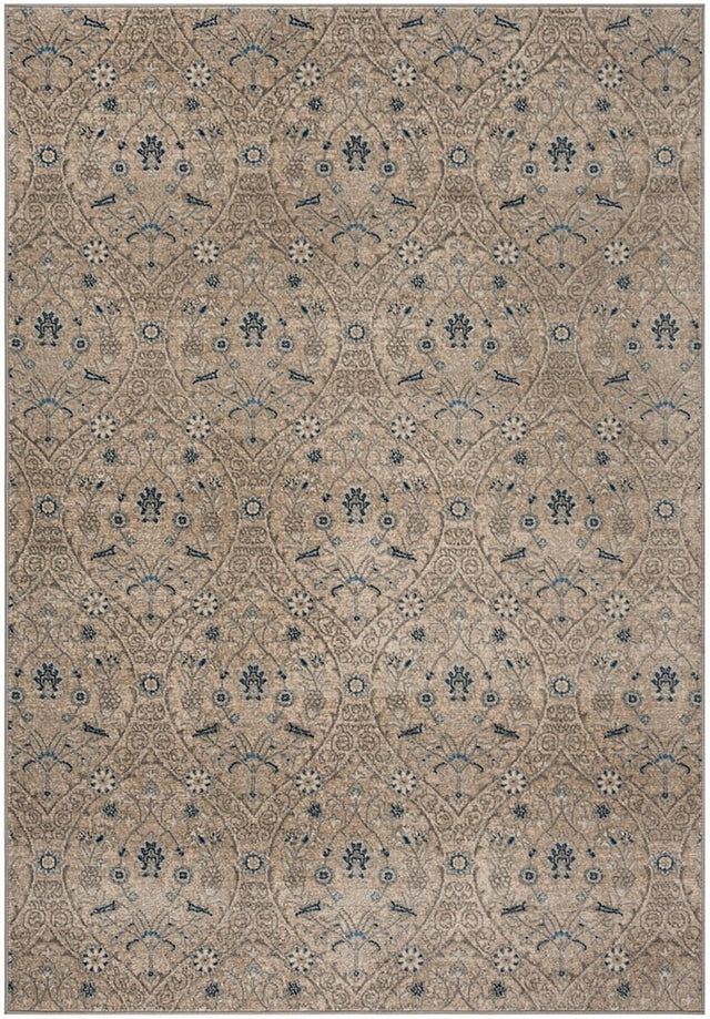 Safavieh Brentwood Bnt860G Light Grey/Blue Rug.