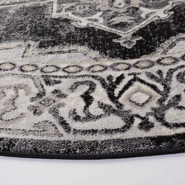 Safavieh Brentwood Bnt861A Ivory/Black Rug.