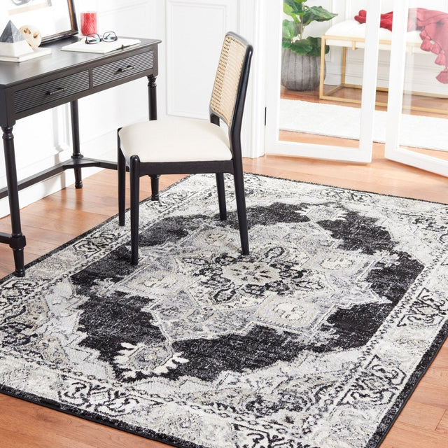 Safavieh Brentwood Bnt861A Ivory/Black Rug.