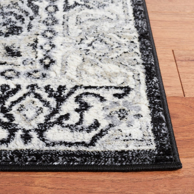 Safavieh Brentwood Bnt861A Ivory/Black Rug.