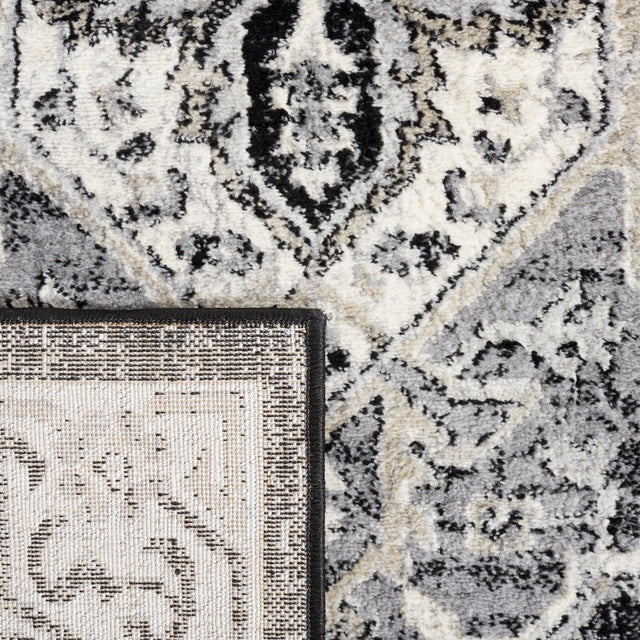 Safavieh Brentwood Bnt861A Ivory/Black Rug.
