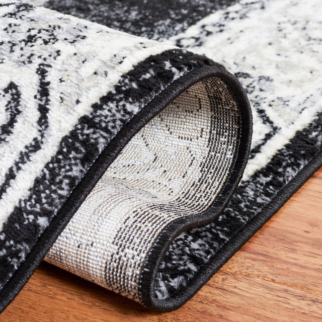 Safavieh Brentwood Bnt861A Ivory/Black Rug.