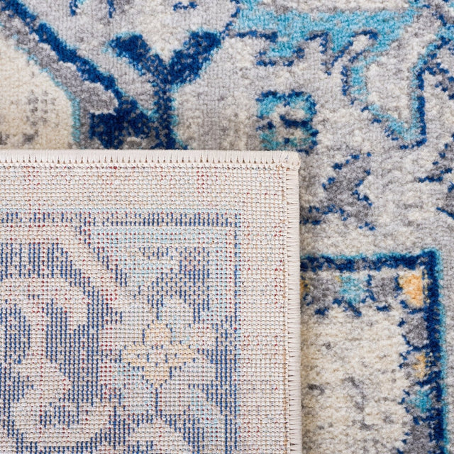 Safavieh Brentwood Bnt861K Aqua/Light Grey Rug.