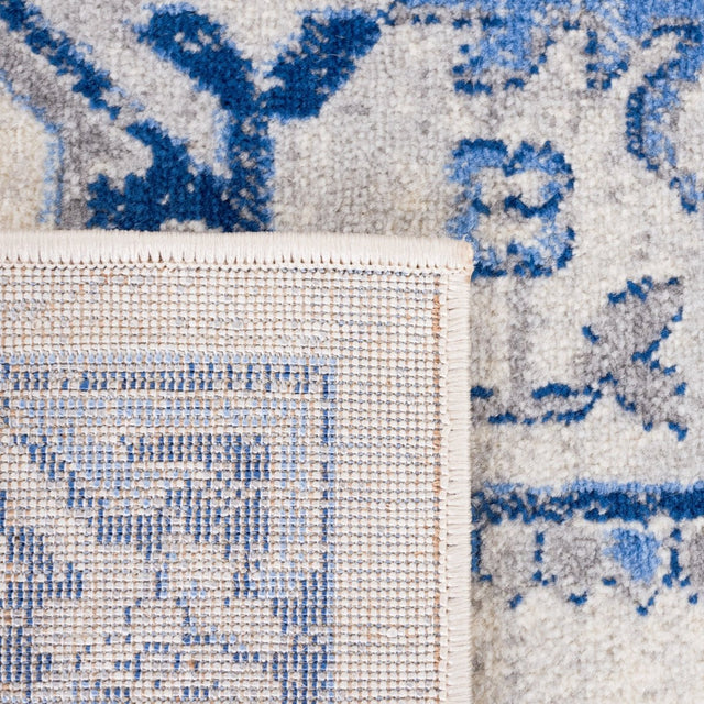 Safavieh Brentwood Bnt861M Blue/Light Grey Rug.