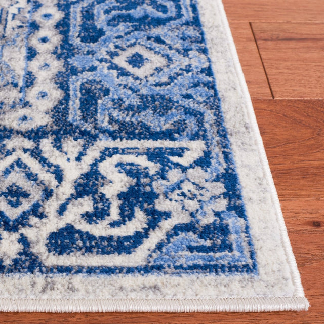 Safavieh Brentwood Bnt861M Blue/Light Grey Rug.